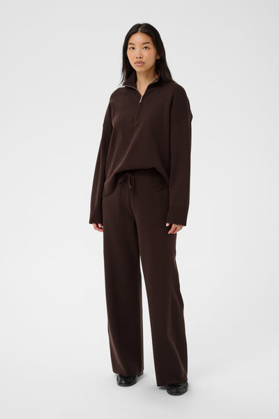 Part Two katrie Trouser, Mole Brown