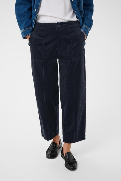 PART TWO Nettas Corduroy Trousers, Dark Navy