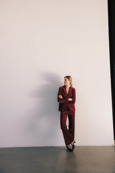 PART TWO Daimi Trousers, Biking Red