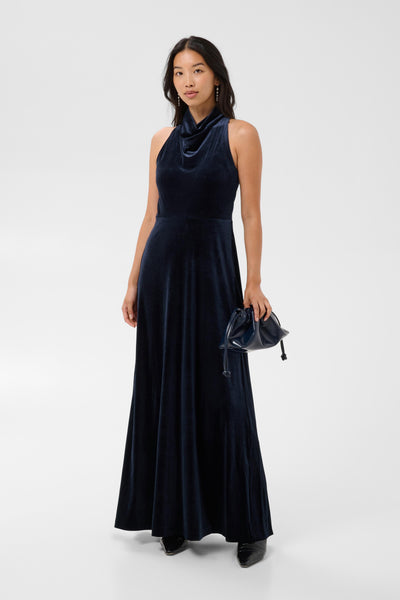 PART TWO Dicle Velvet Dress, Night Sky