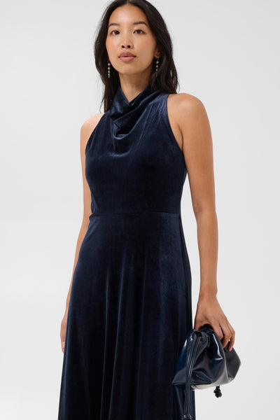 PART TWO Dicle Velvet Dress, Night Sky