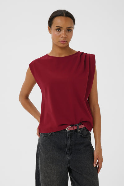 Part Two Divya Top, Biking red