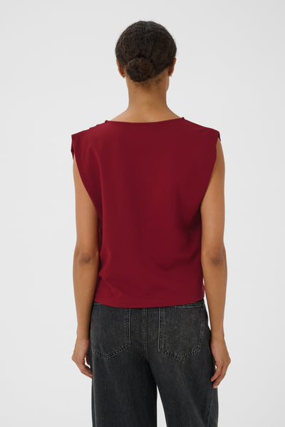 Part Two Divya Top, Biking red