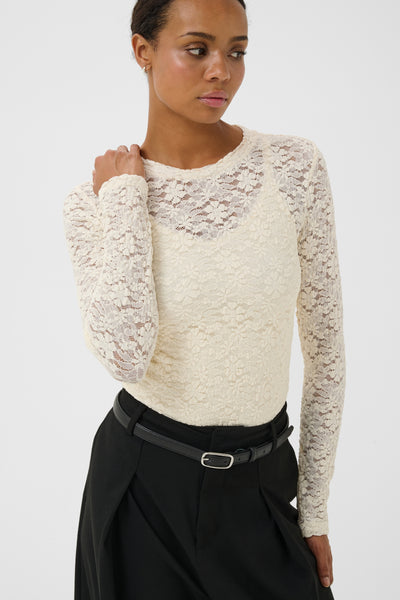 Part Two Venetia Top, Eggnog Cream