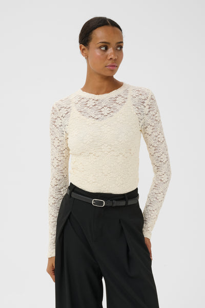 Part Two Venetia Top, Eggnog Cream
