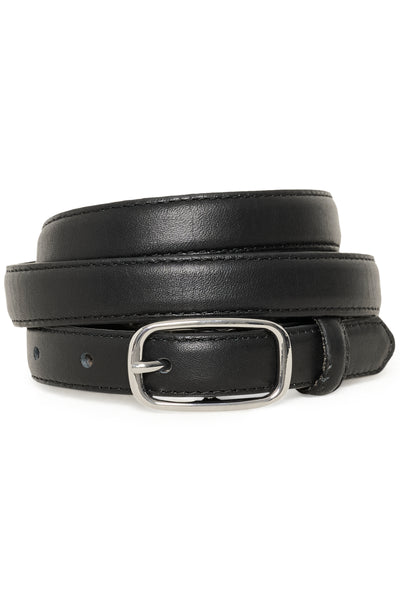 Part Two Djamila Leather Belt, Silver