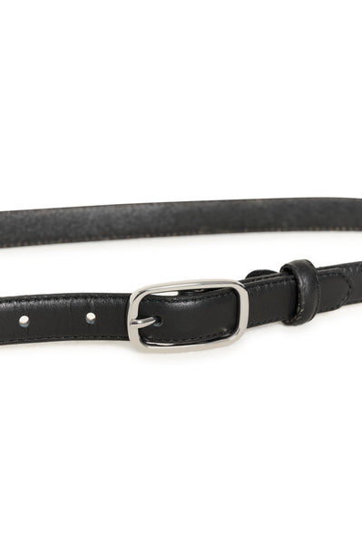 Part Two Djamila Leather Belt, Black