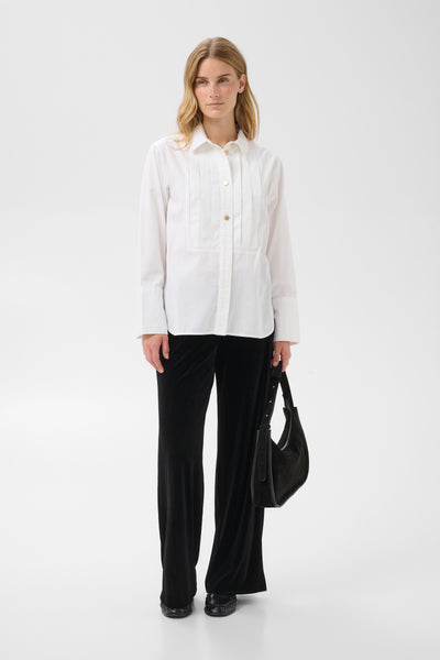 Part Two Dhanyo Velvet Trousers, Black