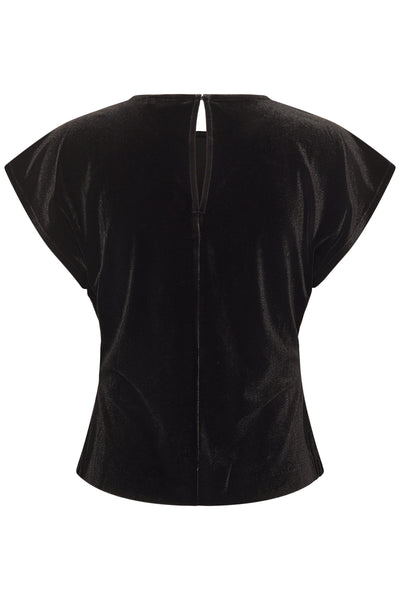 PART TWO Dristi Velvet Top, Black