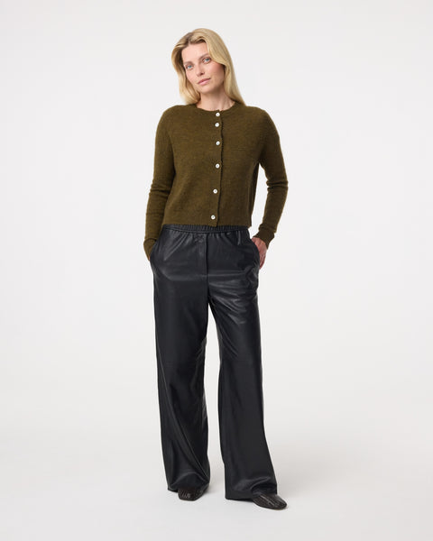 knit-ted Emile Cardigan, Moss