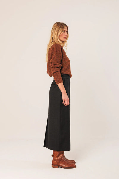 Indi and Cold Button Knit, Turmeric