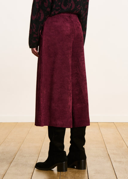 La Fee Maraboutee Eda Corduroy Culottes, Myrtle