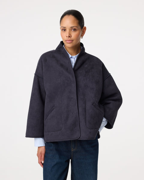 Knit-Ted Joko Reversible Jacket, Night Blue
