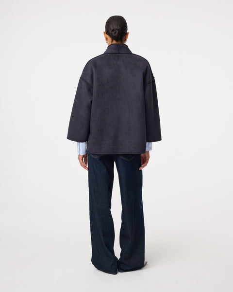 Knit-Ted Joko Reversible Jacket, Night Blue