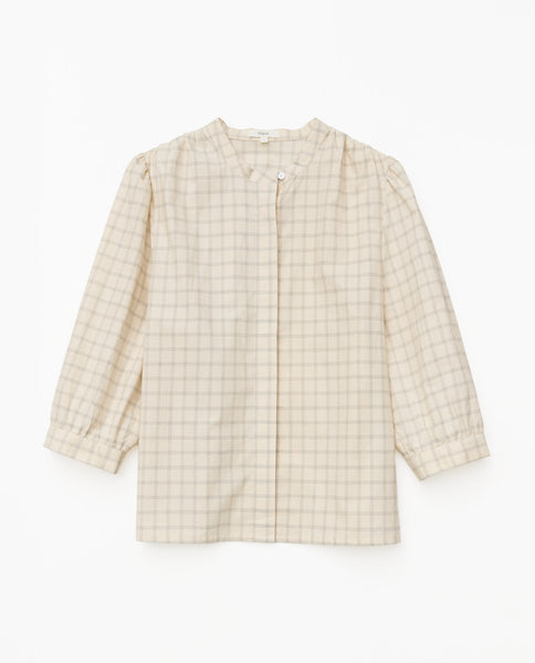 Yerse Scopello  Blouse, Ecru Checks