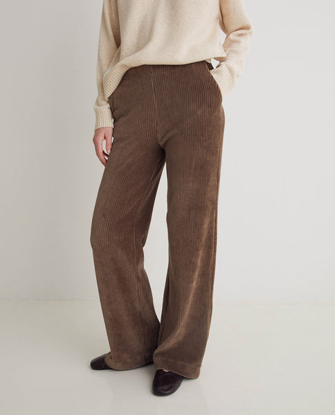 Yerse Corduroy Trouser, Taupe