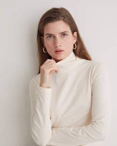 Yerse Polo Neck, Cream