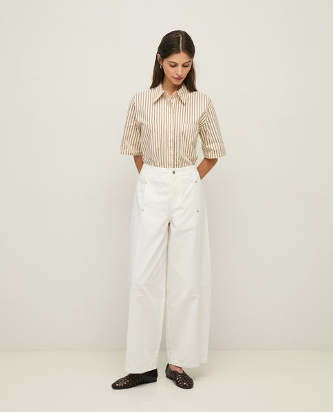Yerse Tilda Barrel Jeans, White