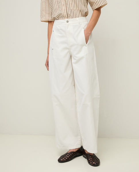 Yerse Tilda Barrel Jeans, White
