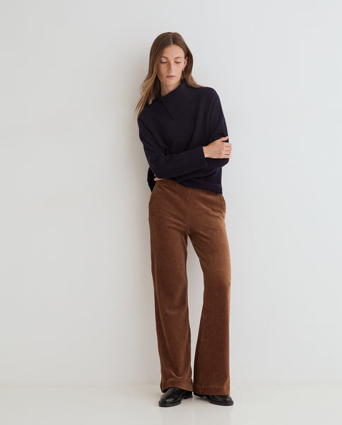 Yerse Corduroy Trousers, Camel/Light Brown