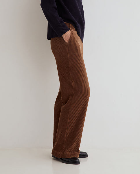 Yerse Corduroy Trousers, Camel/Light Brown