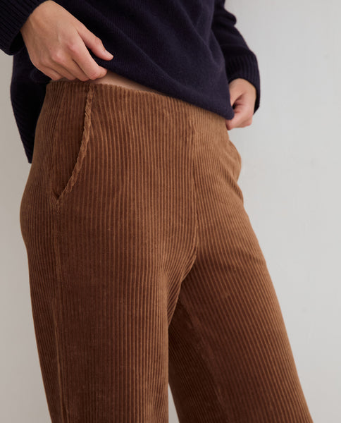 Yerse Corduroy Trousers, Camel/Light Brown