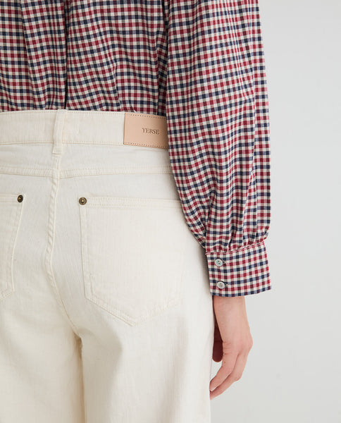 Yerse Denim Jeans, Ecru
