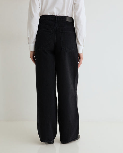 Yerse Barrel Jeans, Indigo Denim