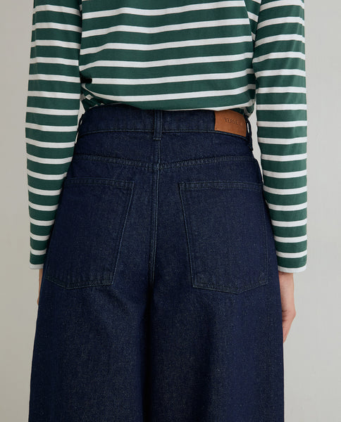 Yerse Barrel Jeans, Indigo Denim