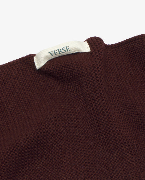 Yerse Cotton Bandana, Chocolate Brown