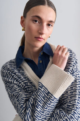 Pieszak Talia Cardigan, Midnight Navy