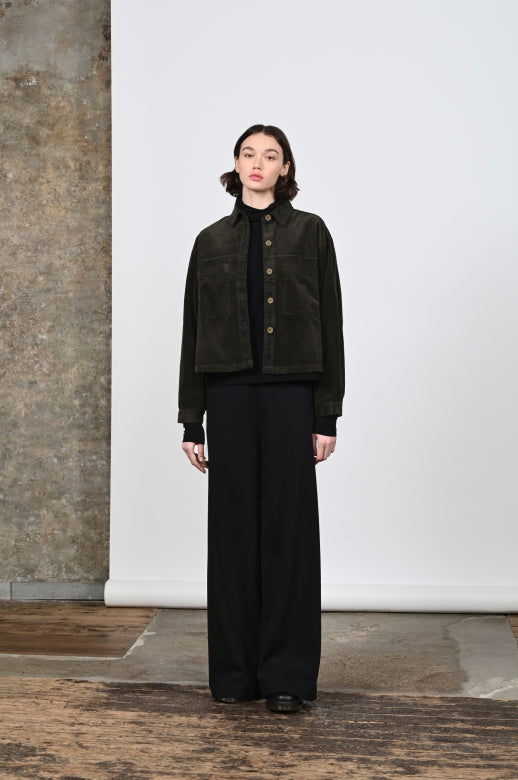 Humility Komio Cordoroy Jacket, Chocolate