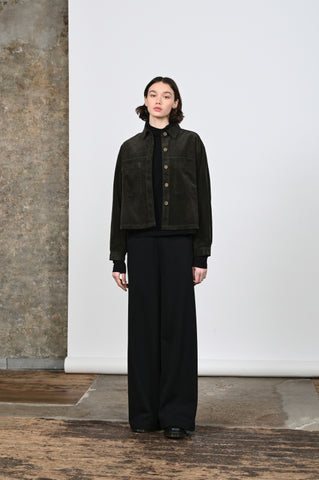 Humility Komio Cordoroy Jacket, Chocolate