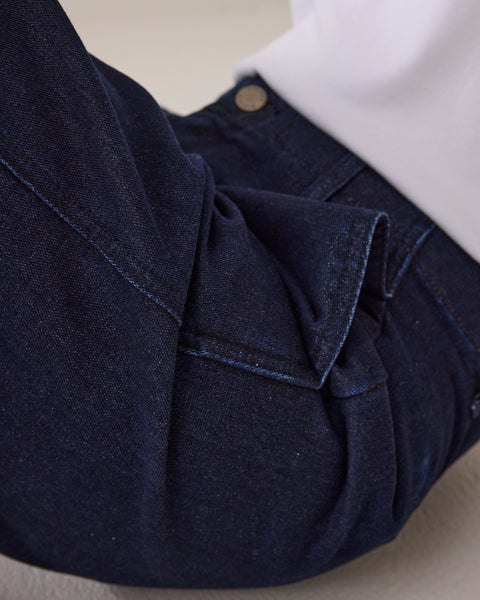 SUMMUM Trousers, Night Blue Denim