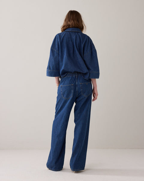 SUMMUM Loose Fit Jeans, Demin Blue