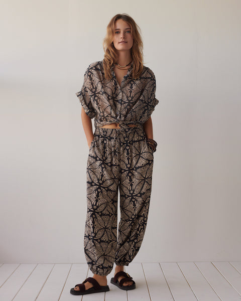 Summum Trouser, Ethnic Print