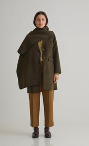 Yerse Wool Coat, Khaki