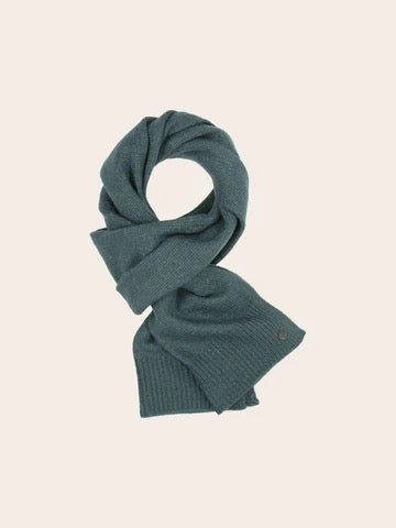 Fraas Wool Blend Scarf, Crystal Teal