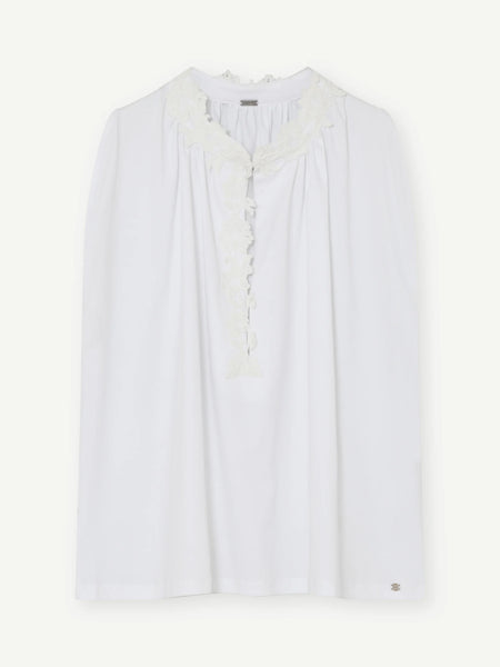 Gustav Aisa Jersey Sleeveless Top, White