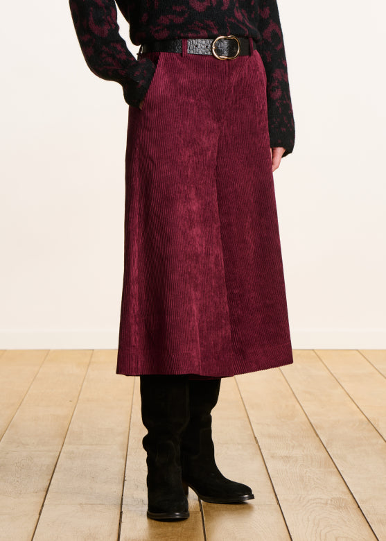 La Fee Maraboutee Eda Corduroy Culottes, Myrtle