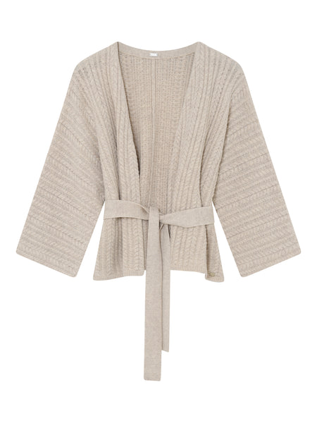Gustav Liva Cape Cardigan, Doeskin