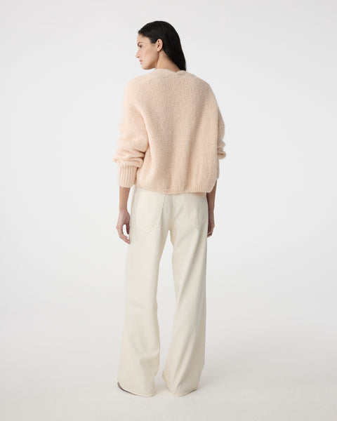 Knit-Ted Becky Cardigan, Soft Rose - Flax In Bloom