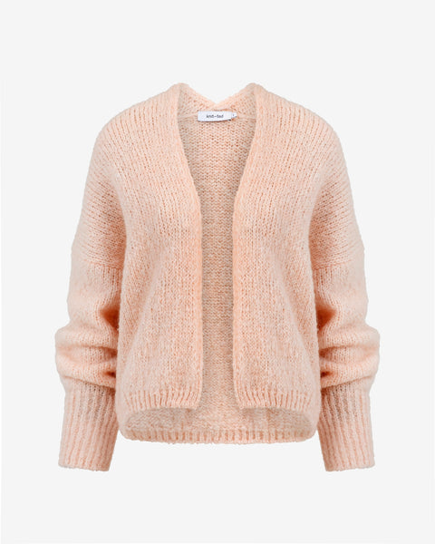 Knit-Ted Becky Cardigan, Soft Rose - Flax In Bloom