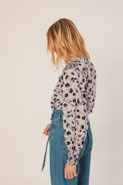 Indi and Cold Blouse, Night Print