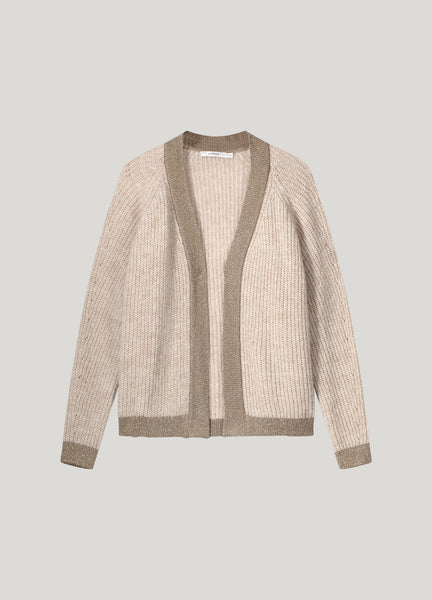 Summum Alpaca Blend Cardigan, Ivory