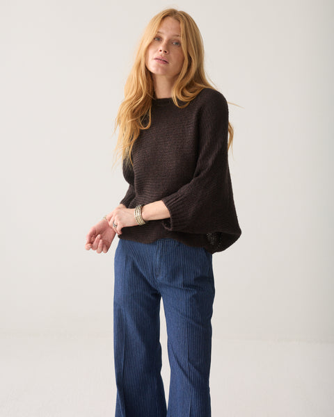 SUMMUM Wrap Knit, Dark Chocolate