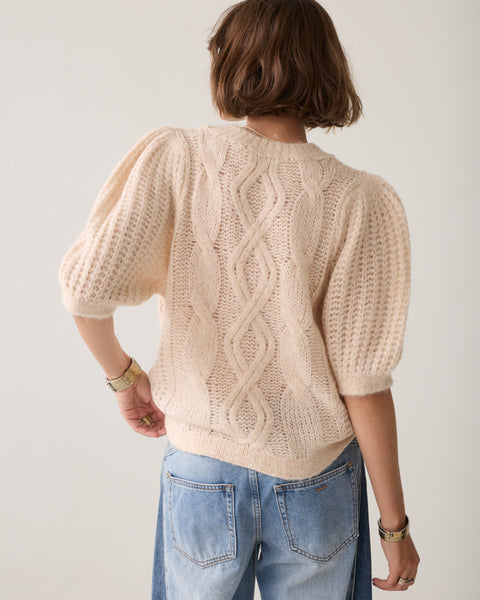 SUMMUM Cable Knit, Ivory