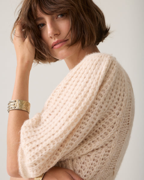 SUMMUM Cable Knit, Ivory