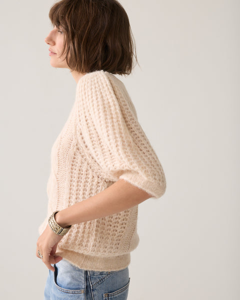 SUMMUM Cable Knit, Ivory