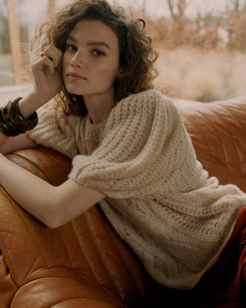 SUMMUM Cable Knit, Ivory